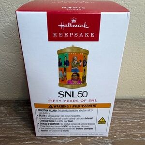 Hallmark keepsake 2025 ornament.  SNL 50. Fifty years of SNL.  New in box